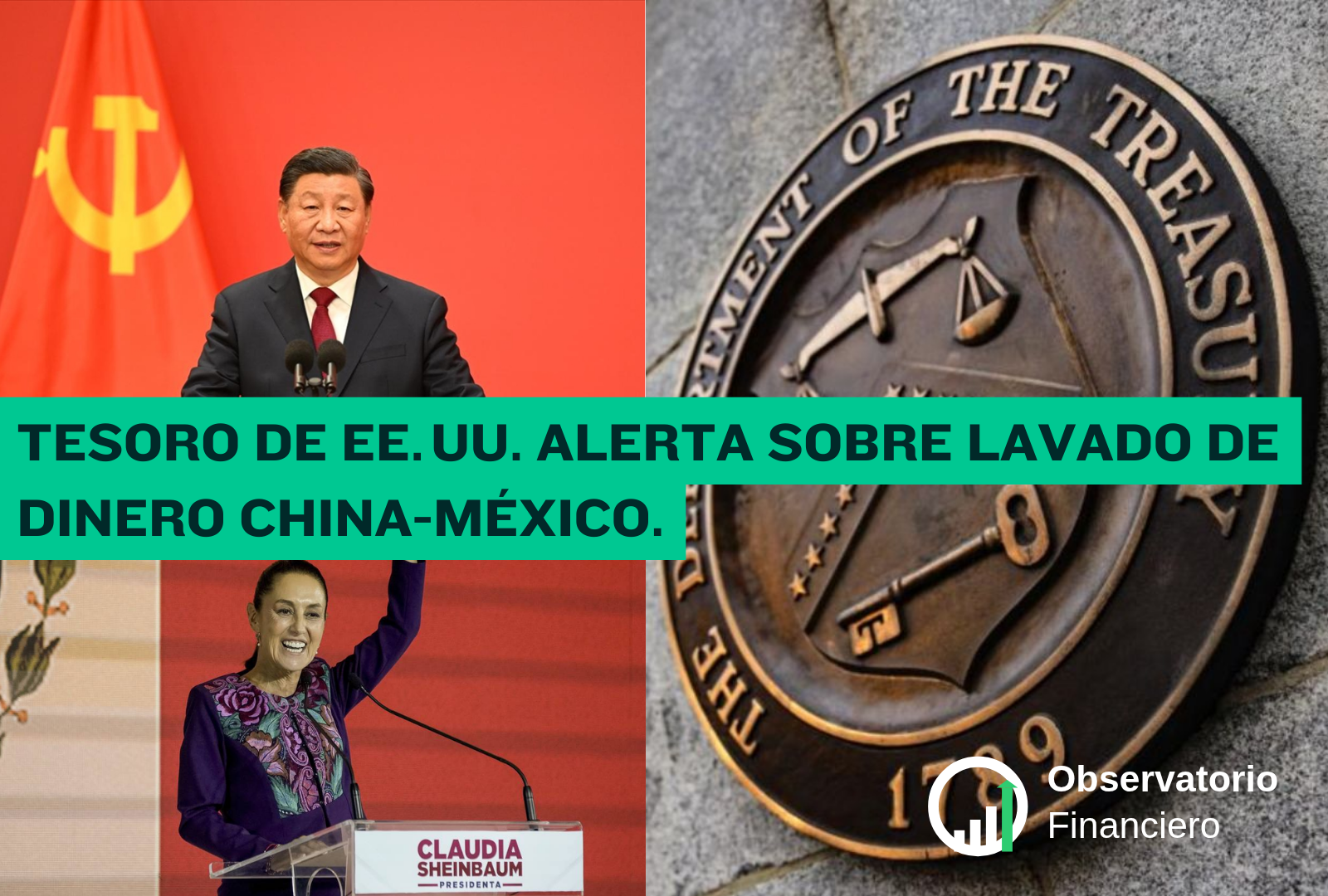 Tesoro de EE. UU. alerta sobre lavado de dinero China-México.