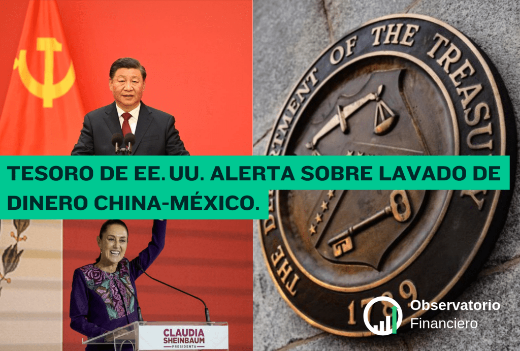 Tesoro de EE. UU. alerta sobre lavado de dinero&nbsp;China-México.
