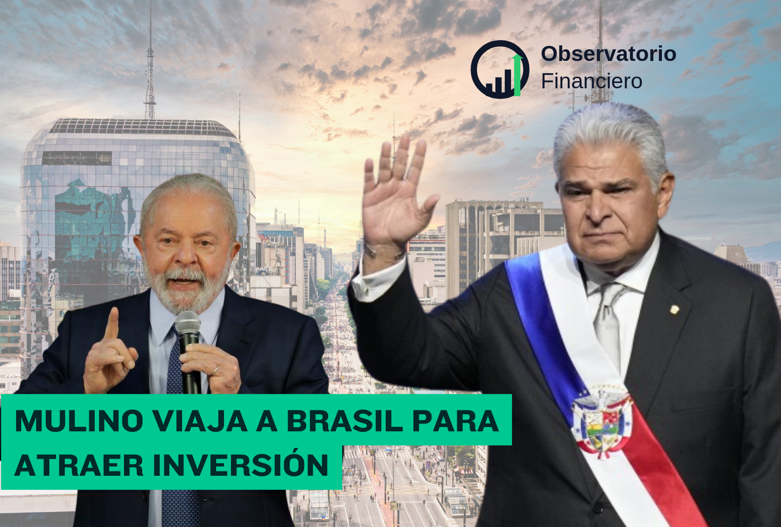 Mulino viaja a Brasil para atraer inversiones y negociar el regreso de Chiquita a Panamá.