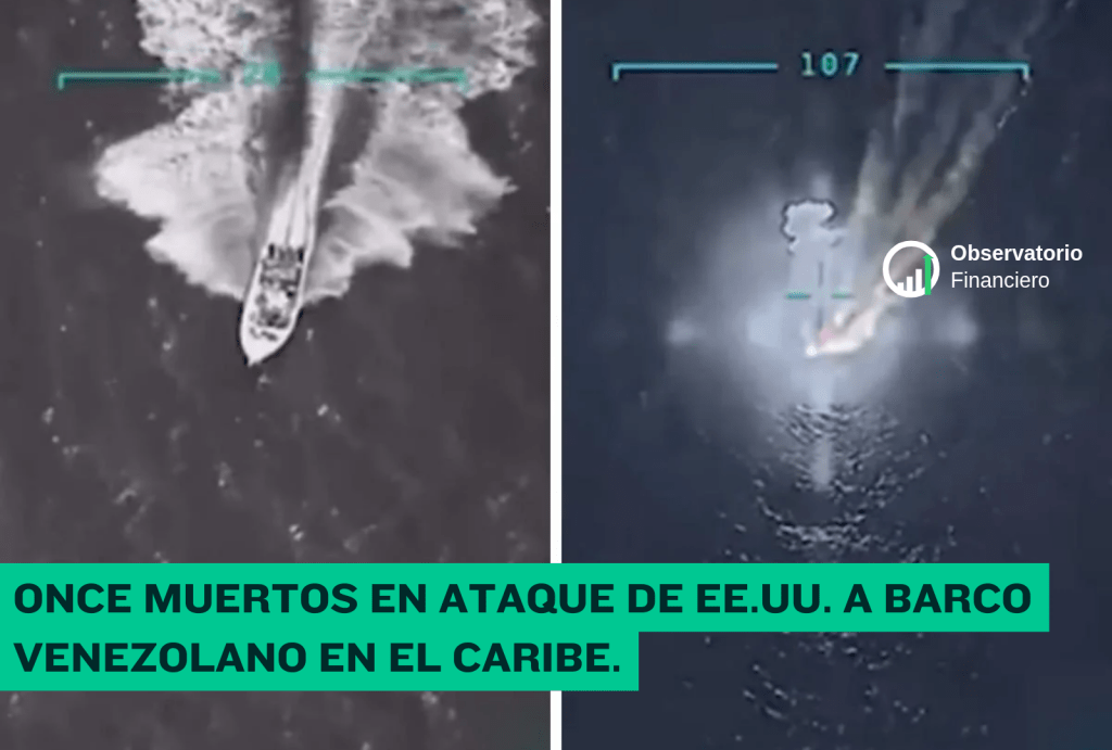 Once muertos en ataque de EE.UU. a barco venezolano en el&nbsp;Caribe.