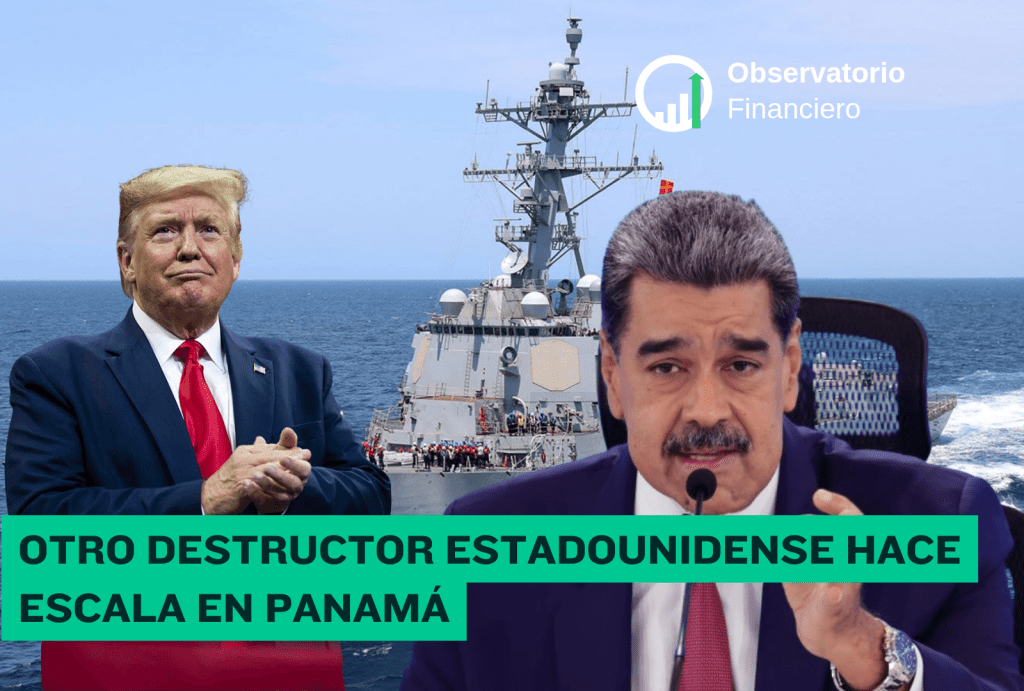 Tensión en el Caribe: otro destructor estadounidense hace escala en Panamá rumbo a aguas internacionales.