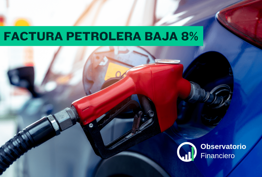 Menor factura petrolera alivia el bolsillo: −8% en&nbsp;1S-2025