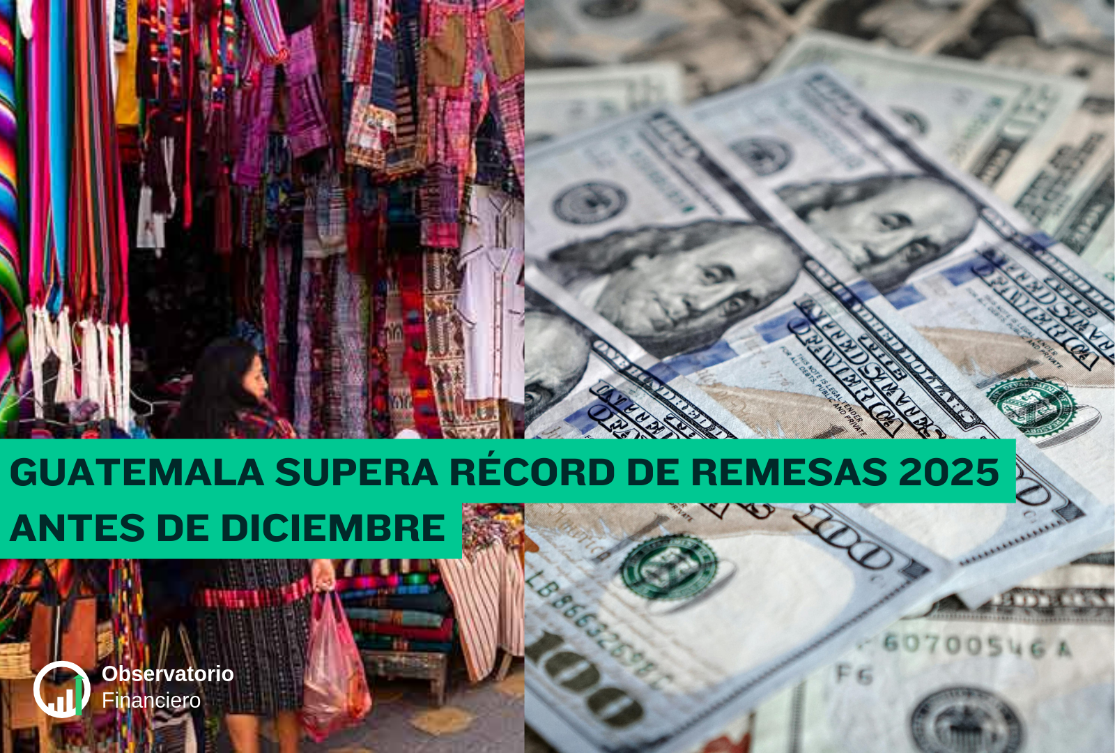 Guatemala supera récord de remesas 2025 antes de diciembre
