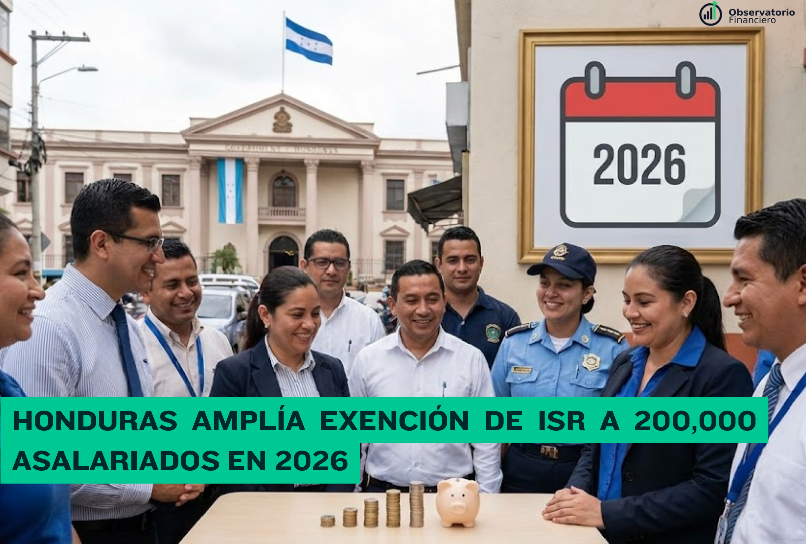 Honduras amplía exención de ISR a 200,000 asalariados en 2026