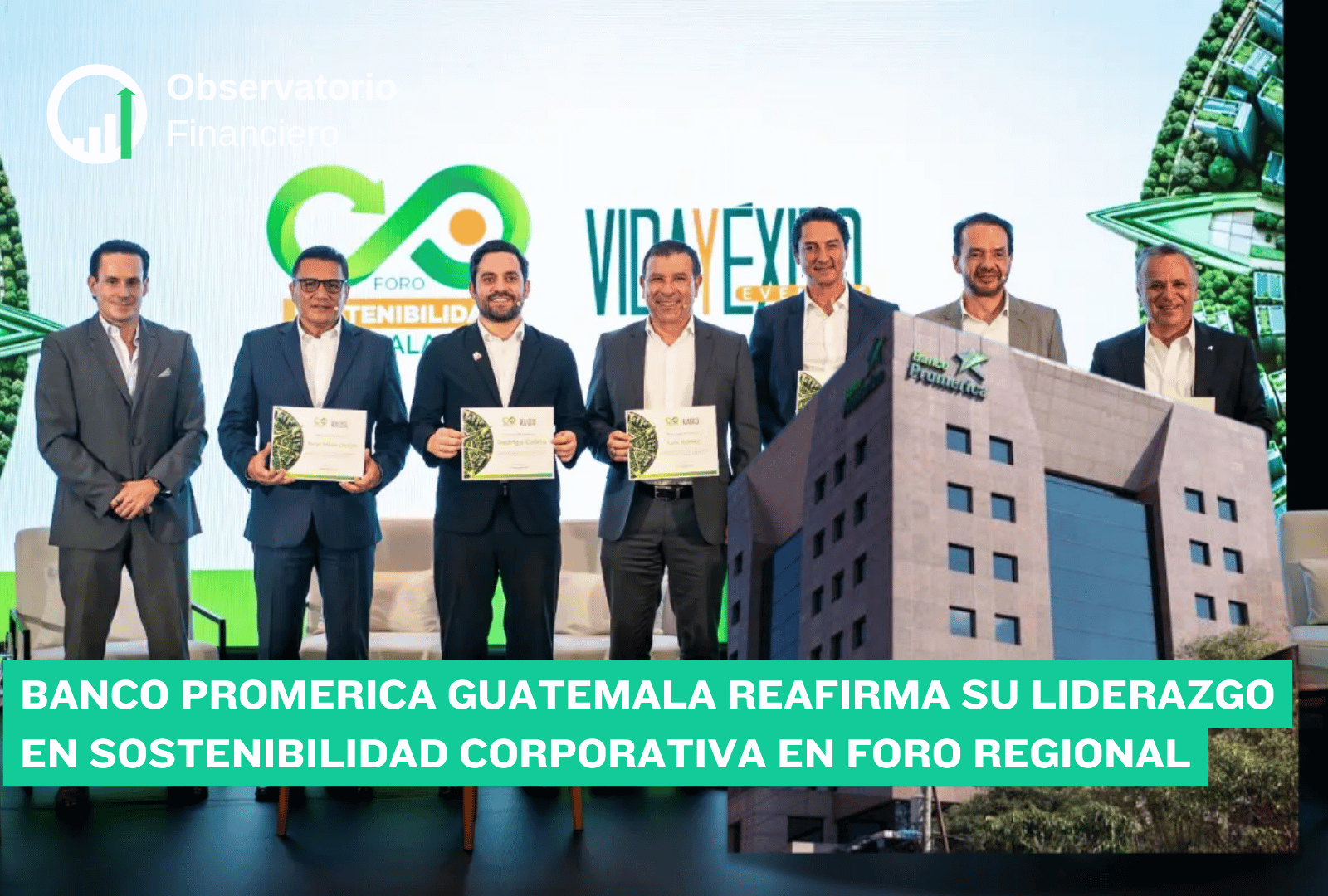 Banco Promerica Guatemala reafirma su liderazgo en sostenibilidad corporativa en foro regional